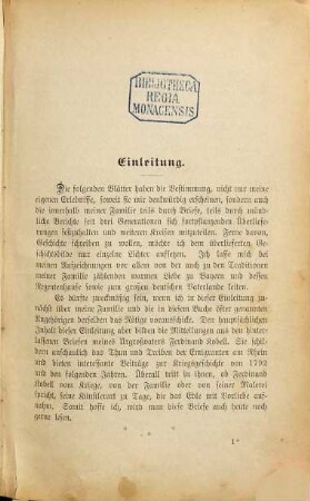 Unter den vier ersten Königen Bayerns : nach Briefen und eigenen Erinnerungen, 1