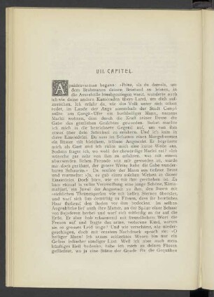VII. Capitel