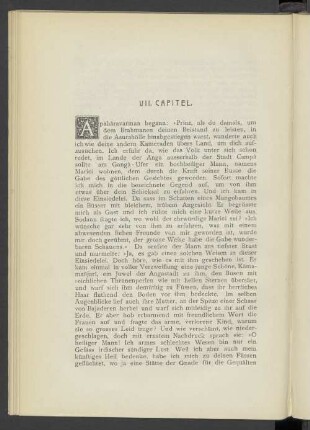 VII. Capitel