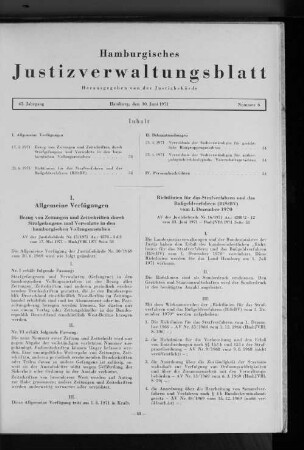Richtlinien für das Strafverfahren und das Bußgeldverfahren (RiStBV) vom 1. Dezember 1970