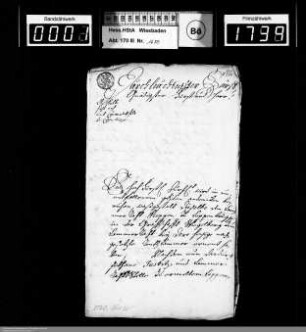 . 1720: November 1720 (12.11.-23.11.)
