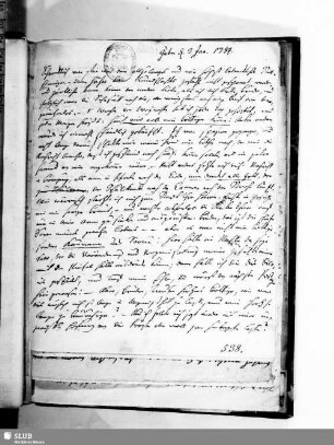 4,34: Briefe Fr. Döring an Böttiger 1784-1800 - Mscr.Dresd.h.37,4˚,Bd.34