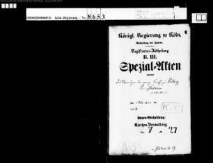 Das evangelische Gemeindevermögen zu Volberg Bd. 2