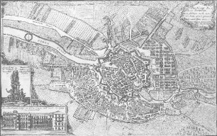 Die Königl. Residenz Berlin, wie selbige sich um das Jahr 1723 präsentiret : nach dem von G. Dusableau gezeichneten Plan verfertigt