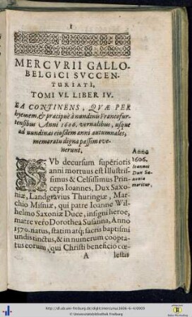 Tomus VI. Liber IV.