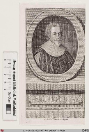 Bildnis Hugo Grotius (eig. Huig de Groot)