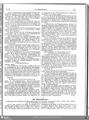 Die Wirtschaftslage