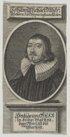 Bildnis des Johann Michael Dilherr