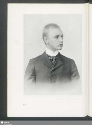 Wilhelm Pinder. Jugendbildnis