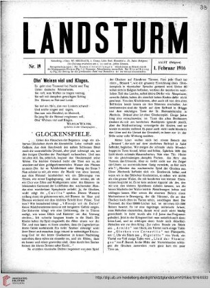 Hefte 19-21, Februar 1916
