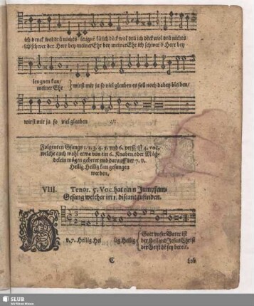 VIII. Heilig heilig heilig