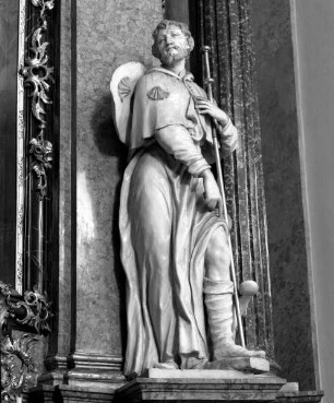 Statue des heiligen Rochus