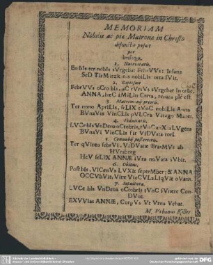 Memoriam