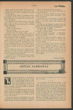 Notas alemanas
