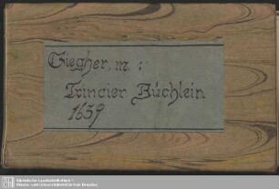Trincier Büchlein Das ist Eine Anweisung, wie man nach Italianischer manier allerhand Speisen zerschneiden vnd vorlegen kan