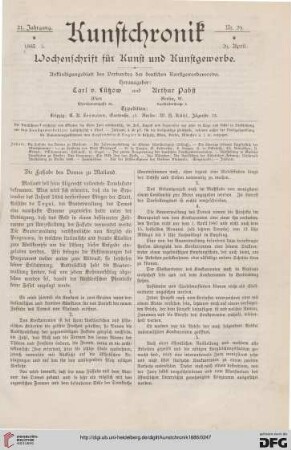 Heft 29 (29. April 1886)