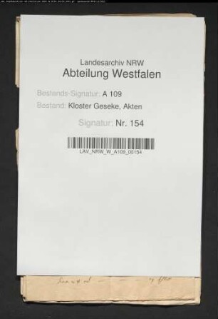Holzrechnungen des Stiftes.