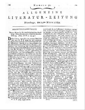 Langbein, August Friedrich Ernst: Gedichte / von August Friedrich Ernst Langbein. - Leipzig : Dyk, 1788