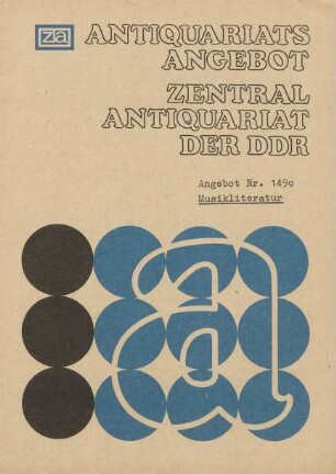 Nr. 1490: Musikliteratur