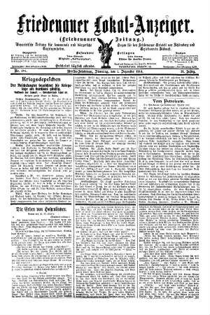 Nr. 281, 01.12.1914