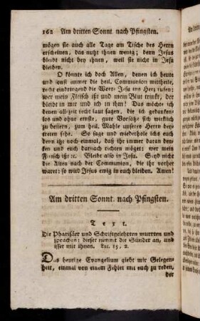 162-170, 19. Am dritten Sonntag nach Pfingsten