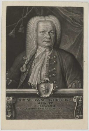 Bildnis des Ioanni Christophoro Schaupp