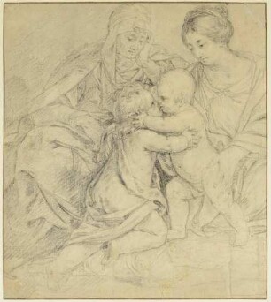 Maria und Elisabeth mit Jesus und Johannes