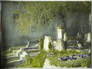 Alte Grabsteine, Friedhof Langenhennersdorf : Langenhennersdorf. Friedhof an der evangelischen Pfarrkirche, Am Berg. Grabsteine
