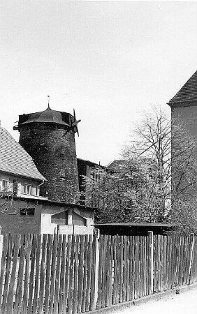 Klöden. Blick zum Turmholländer, Baujahr 1912