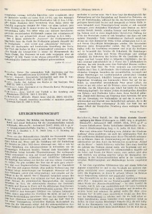 709-710 [Rezension] Benz, Suitbert, Der Rotulus von Ravenna