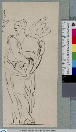 Stehende Figur, eine Vase haltend