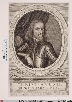 Bildnis Christian II., Fürst zu Anhalt-Bernburg (reg. 1630-56)