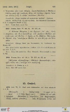 10. Orakel