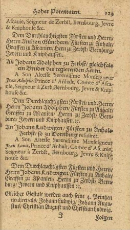Die Fürsten von Taßis