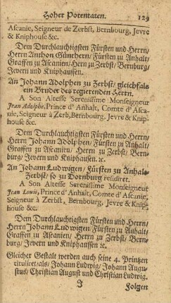 Die Fürsten von Taßis