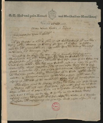 Brief an Louis Spohr : 20.10.1838