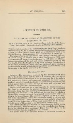 Appendix to Part III