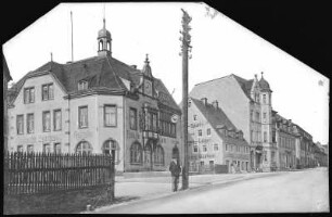 Brand. Markt mit Rathaus