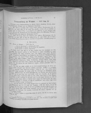 Versammlung zu Wismar. - 1403 Jan. 15.