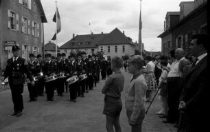 Stiftungsfest der Freiwilligen Feuerwehr Rüppurr zum 90jährigen Bestehen.