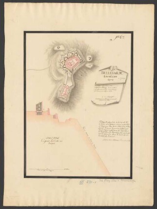 Plan de Bellegarde en Roussillion