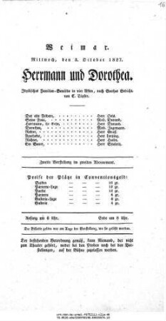 Herrmann und Dorothea