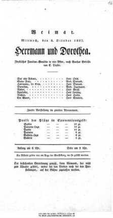 Herrmann und Dorothea