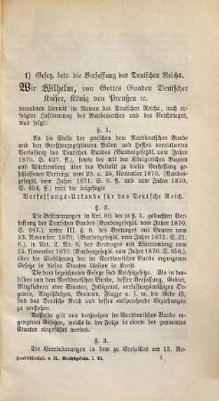 Handbibliothek des bayerischen Staatsbürgers, oder Sammlung sämmtlicher Administrativ-Gesetze, sowie der geltenden bezüglichen Verordnungen u.s.w. : mit Zugrundelegung der Verfassung vom Jahre 1818, und der später allerhöchst verabschiedeten Gesetze bezüglich auf die Bayer. Landes-Verfassung, auf die Verwaltung der Gemeinden und die materiellen Interessen des Bürgers überhaupt ; Neue Reihe: Die Gesetze des Deutschen Reiches in Bayern und die dazu erlassenen Vollzugsvorschriften, 1
