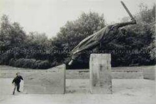 Das Denkmal des "Spanienkämpfers" im Friedrichshain
