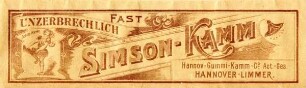 HANNOV. GUMMI-KAMM-Co. Act.-Ges. - SIMSON-KAMM