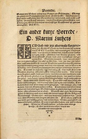 Der ... Teil der Bücher D. Mart. Luth. ..., 1. Der erste Teil der Buecher vber etliche Epistel der Aposteln