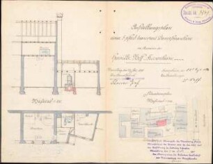 Gesuch des August Oberle in Friesenheim um Genehmigung zur Aufstellung eines Dampfkessels in seiner Bierbrauerei
