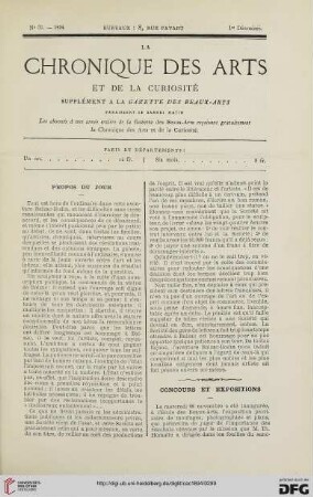 Nr. 37 (1er Décembre)