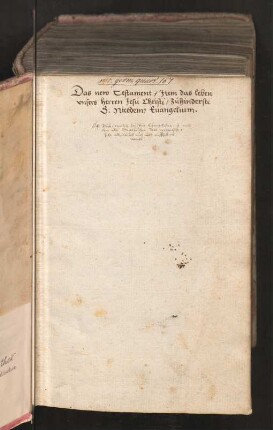Berliner Evangeliar : Ms. germ. qu. 167